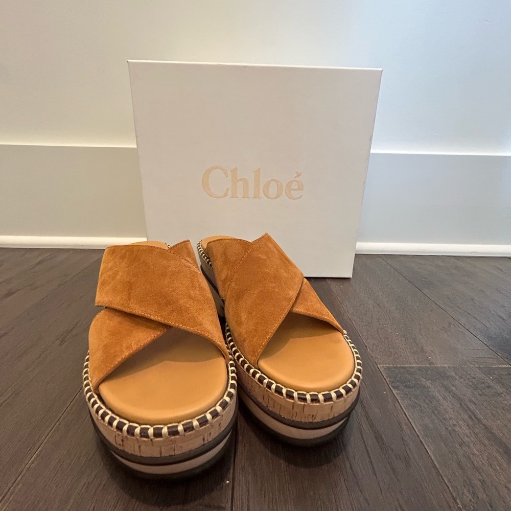 Chloe Women’s size 9 Laia Platform sandals.